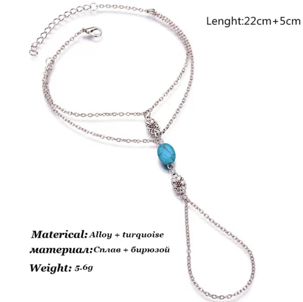 ♡Thalia♡ Bohemian Chain Bracelet - Picture 4 of 5